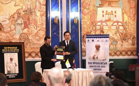 Ромын Пап Францисын Монгол Улсад хийх анхны айлчлалыг мөнхлөнө