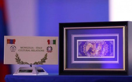 “Монгол-Итали” дурсгалын ялтсан зоос гаргалаа