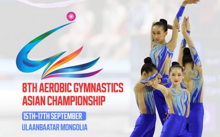 Аэробик гимнастикийн Ази тивийн аварга Монголд болно