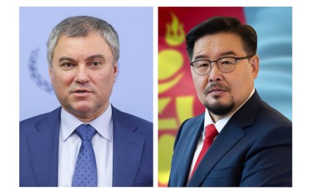 УИХ-ын дарга, ОХУ-ын Холбооны Хурлын Төрийн Думын дарга В.В.Володин нар албан ёсны хэлэлцээ хийнэ