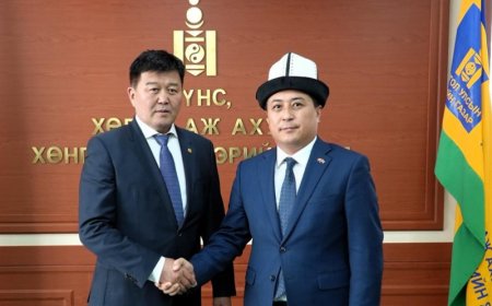 ХХААХҮ-ийн сайд Х.Болорчулуун Бүгд Найрамдах Киргиз Улсын Элчин сайдыг хүлээн авч уулзав