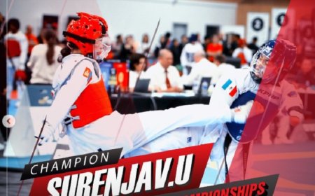 У.Сүрэнжав Ханжоу 2022 Азийн наадмын Паратаеквондогийн төрөлд мөнгөн медаль хүртлээ