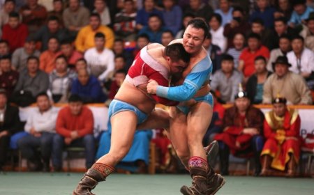 Д.Мягмарын нэрэмжит хүчит 128 бөхийн барилдаантай