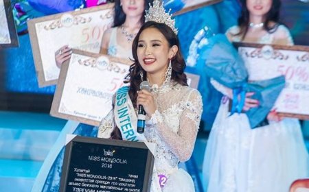 Монголын мисс Б.Мөнхчимэг санал хураалтаар шилдэг тавд  багтлаа