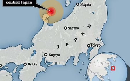 Японы төв хэсэгт 7.6 магнитудын хүчтэй газар хөдөллөө