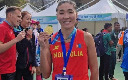 Г.Хишигсайхан марафоны Азийн аварга боллоо