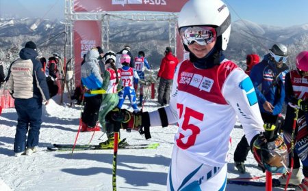 Монгол тамирчин залуучуудын өвлийн олимпод анх удаа уулын цанаар уралдлаа