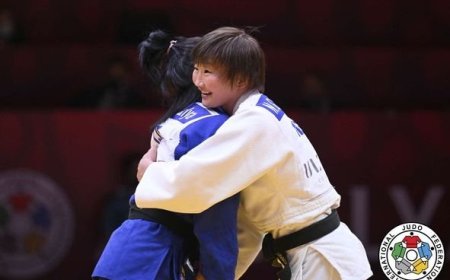 Г.Наранцэцэг, Б.Гончигсүрэн нар жүдо бөхийн гранпри тэмцээнээс хүрэл медаль хүртлээ