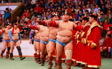 Сар шинийн барилдаанд Даян аварга Н. Батсуурь Улсын аварга П. Бүрэнтөгс, О. Хангай нар зодоглоно