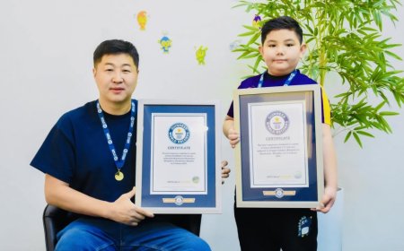 Багш шавь хоёр гиннесийн дээд амжилт тогтоолоо