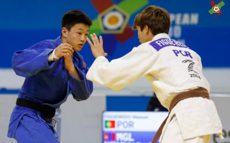 Өсвөрийн жүдочид Испанид төрийн дууллаа хоёр удаа эгшиглүүллээ