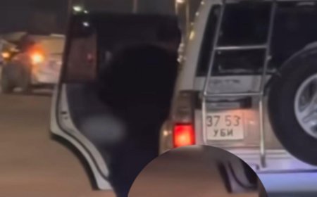 Авто машинаа олон нийтийн газар цэвэрлэж, хогоо ил хаясан жолоочийг цагдаагийн байгууллагаас шалгаж байна