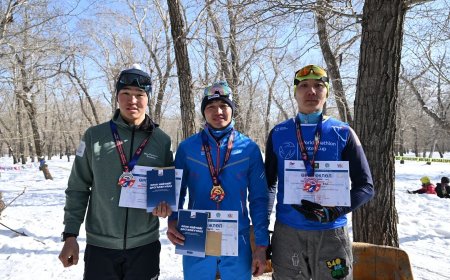 Өвлийн триатлоны аваргад Б.Ачбадрах, Н.Энхжин нар түрүүллээ