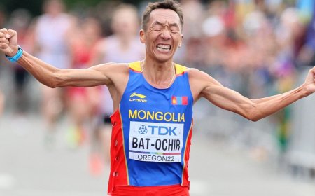 Б.Сэр-Од  олимпын оноогоо ахиулж,  Монгол Улсын марафон гүйлтийн дээд амжилтыг шинэчлэн тогтоожээ