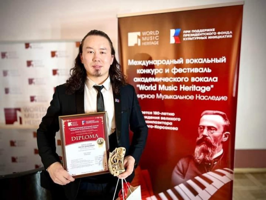 Б.Доржнамжим "World Music Heritage" олон улсын уралдаанд тэргүүн байр эзэллээ