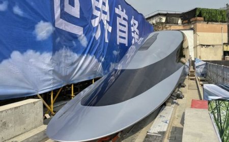 Хятадын “T-Flight” гэдэг цоо шинэ загварын цахилгаан соронзон галт тэрэг хурдны шинэ дээд амжилтыг тогтоожээ