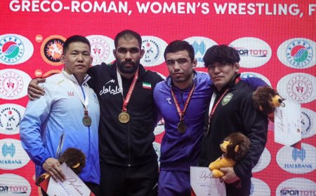 Б.Бат-Эрдэнэ олон улсын чөлөөт бөхийн тэмцээнээс хүрэл медаль хүртлээ