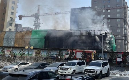 Натурын зам дагуу баригдаж буй барилгад гарсан галыг бүрэн унтраажээ