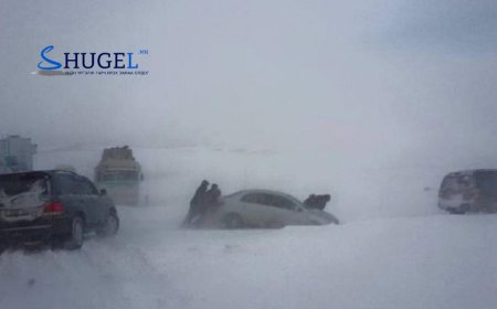 Ихэнх нутгаар МАРГААШ бороо, нойтон цас орж, цасан шуурга шуурна