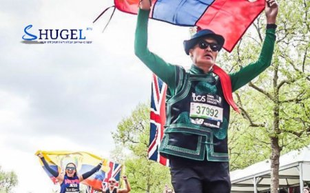 Лондоны марафонд монгол гуталтай гүйсэн Монгол залуу Геннисийн рекордод бүртгүүлжээ