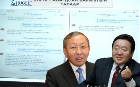 Ц.Элбэгдорж  П.Цагаан нарын viber чатыг олон нийтэд ил болгож, Ц.Элбэгдоржийг яллагдагчаар татах санал хүргүүлсэн гэв