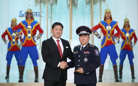 ЦЕГ-ын дарга Т.Сүхболд бригадын генерал цол хүртлээ