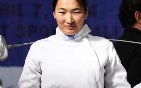 Хүнд сэлэмний төрөлд Б.Амарзаяа хүрэл медаль хүртлээ