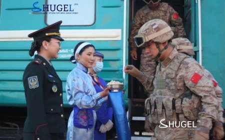 Монгол Улсын Зэвсэгт хүчин, БНХАУ-ын Ардын Чөлөөлөх Армийн хамтарсан “Талын түнш-2024" төлөөлөгчдийг угтан авлаа