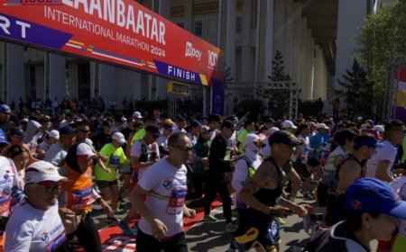 “Улаанбаатар марафон 2024” олон улсын гүйлтэд 20,451 хүн оролцож байна