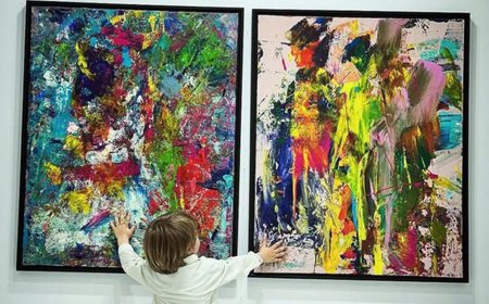 Хоёр настай хүүхдийн уран зураг 7000 ам.долларт хүрлээ