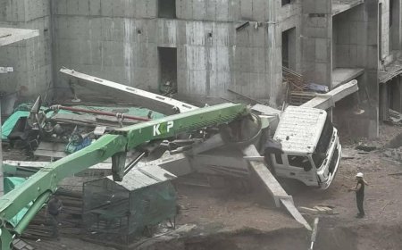 ХУД-ийн 15 дугаар хороонд барилга дээр ажил гүйцэтгэж байсан помп  унажээ