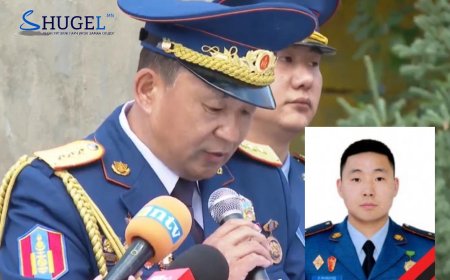 Албан үүргээ гүйцэтгэж яваад амиа алдсан  Э.Энхболдын аав нь Гал унтраах, аврах 14-р ангид хувцас, хэрэглэл хүлээлгэн өглөө