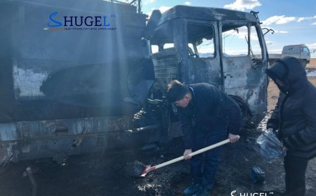 Шатахууны цистерн дэлбэрч, хоёр хүн түлэгдлээ