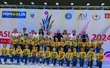 Бяцхан гимнастикчид Ази тивийн аварга болжээ