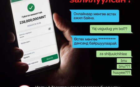 Телеграм хуудсанд даалгавар биелүүлэх зорилгоор гэмт этгээдүүд рүү 238 сая төгрөг шилжүүлж хохирчээ