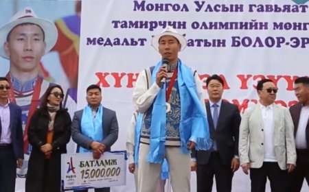 Паралимпын мөнгөн медальт тамирчнаа Сүхбаатар аймаг 50 сая төгрөгөөр шагнажээ