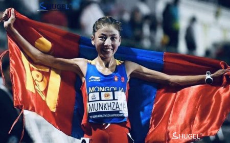 БНХАУ-д болсон холын зайн уралдаанд монгол марафонч Б.Мөнхзаяа түрүүллээ