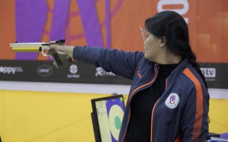 Хийн гар бууны улсын аваргаас ХИЛЧИН АХЛАГЧ хүрэл медаль хүртлээ