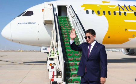 Монгол Улсын Ерөнхийлөгчийн Туркменистан улсад хийсэн төрийн айлчлал өндөрлөлөө