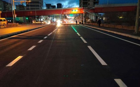 УБТЗ-ын өртөөнөөс Нарны гүүр хүртэлх авто замыг шинэчилж, хөдөлгөөнийг нээлээ