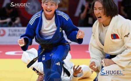 Г.Наранцэцэг,  Л.Сосорбарам нар алтан медалиар энгэрээ мялаалаа