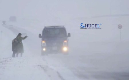 Сүхбаатарын хойд хэсгээр цасан шуурга шуурч, Дундговийн зүүн хэсэг, Дорноговийн нутгаар салхи секундэд 18-20 метр, зарим үед секундэд 24 метрийг давж ширүүснэ