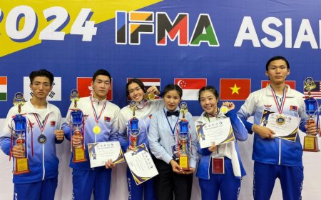 Азийн цомын тэмцээнээс 3 алт, 2 мөнгө, 1 хүрэл медаль хүртлээ