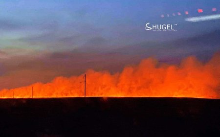 25,000 га талбай  өртсөн  ХЭЭРИЙН ТҮЙМРИЙГ 19:36  цагт бүрэн унтраажээ