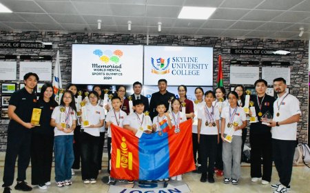 Монголын оюун ухааны тамирчид Гиннесийн хоёр дээд амжилтыг шинэчлэн тогтоолоо