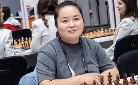 Дэлхийн шилдэг эмэгтэй шатарчдын гранпри ангиллын цуврал тэмцээнд Их мастер Б.Мөнгөнтуул тэргүүлж байна