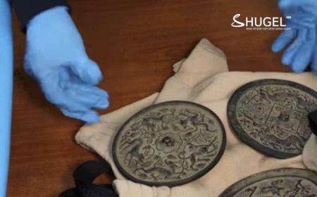 Хубилай хааны үед хамаарах түүх соёлын дурсгал болох хүрэл толийг хууль бусаар ОХУ-ын хилээр гаргахыг завджээ