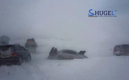 Сүхбаатар, Дорноговийн нутгаар хүчтэй цасан шуурга шуурна