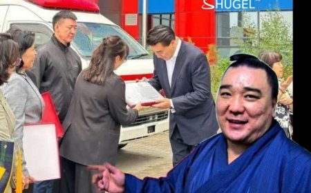 Харүмафүжи Д.Бямбадорж: Над шиг хэцүү, гомдолтой байдалд хүмүүсийг бүү ороосой гэж  бодоод  түргэний машин хандивлах болсон