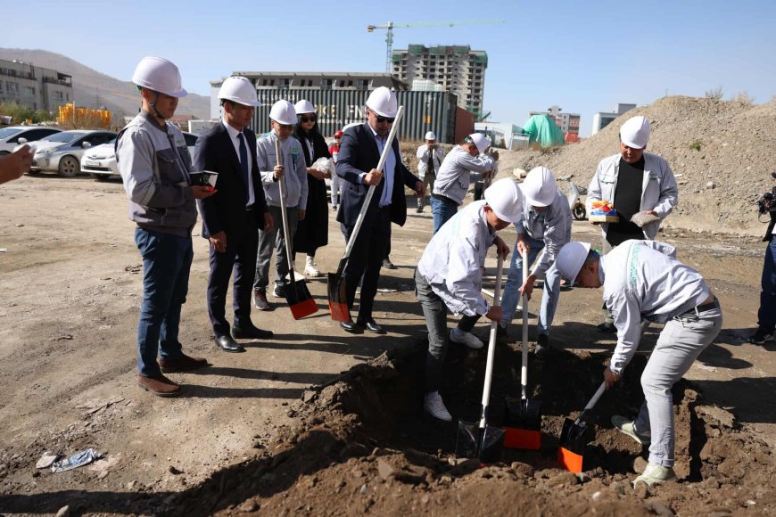 640 хүүхдийн сургуулийн барилга угсралтын ажил эхэллээ